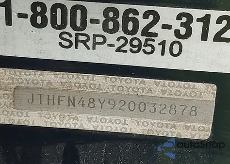 2002 Lexus Sc 430 z USA, uszkodzony, nr VIN JTHFN48Y920032878